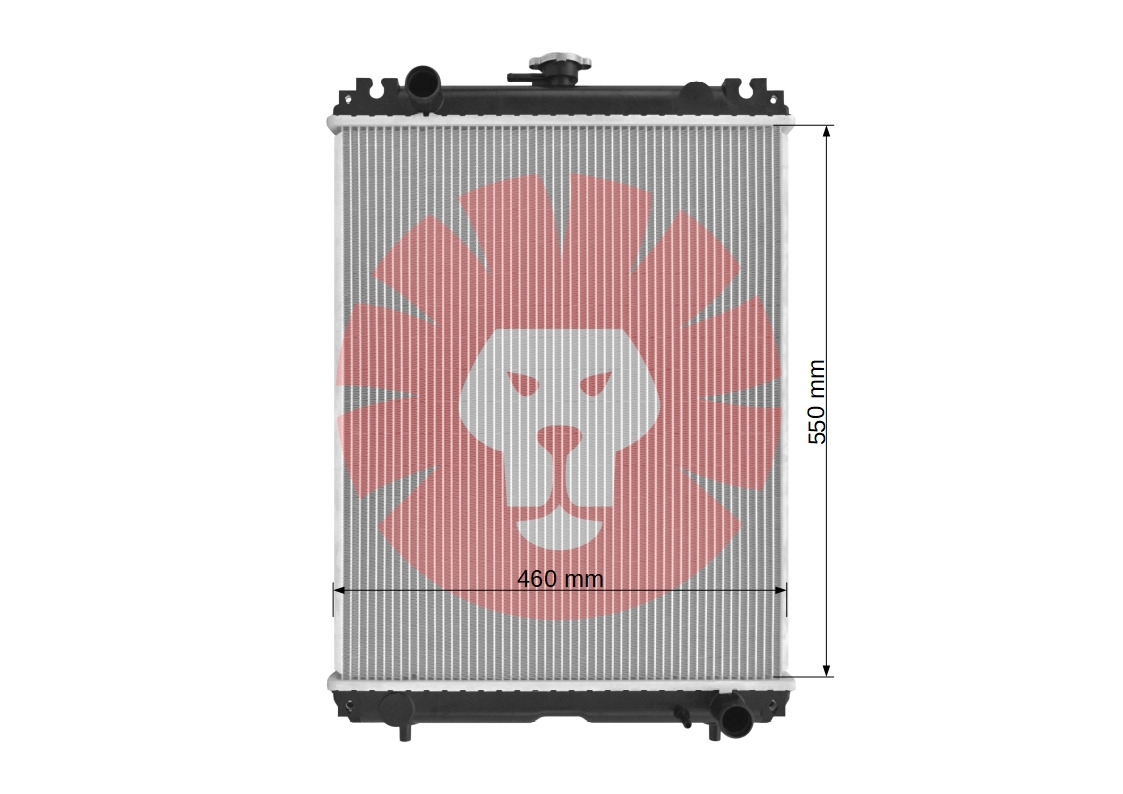 CASE CX55B - Chladič pre Mini rýpadlo: obrázok 3 CASE CX55B - Chladič pre Mini rýpadlo: obrázok 3