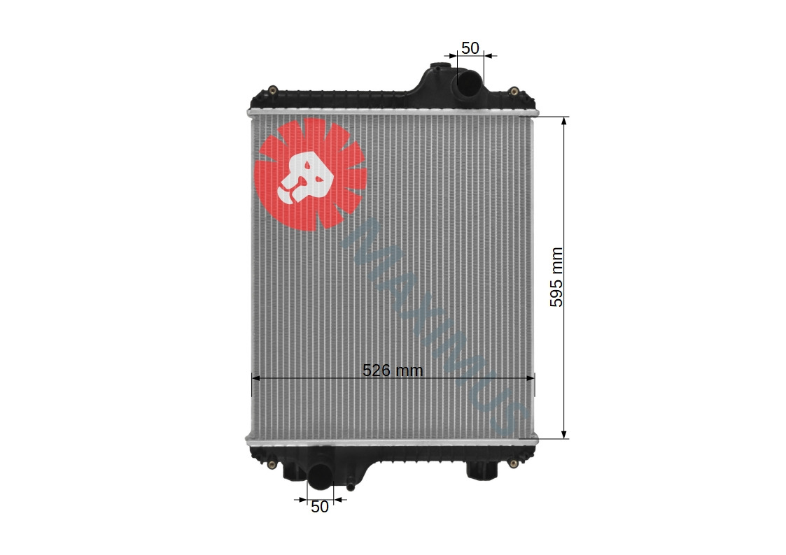 CASE NEW HOLLAND MXM140 , MXM155 , TM140 , TM155 - Chladič pre Traktor: obrázok 2 CASE NEW HOLLAND MXM140 , MXM155 , TM140 , TM155 - Chladič pre Traktor: obrázok 2