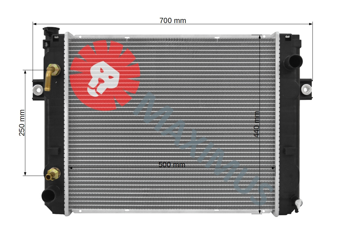 TOYOTA WÓZEK WIDŁOWY - Chladič pre Vysokozdvižný vozík: obrázok 2 TOYOTA WÓZEK WIDŁOWY - Chladič pre Vysokozdvižný vozík: obrázok 2