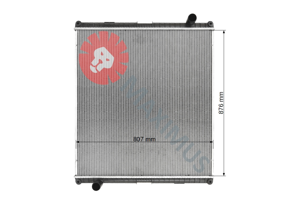 VOLVO B12 - Chladič pre Autobus: obrázok 2 VOLVO B12 - Chladič pre Autobus: obrázok 2