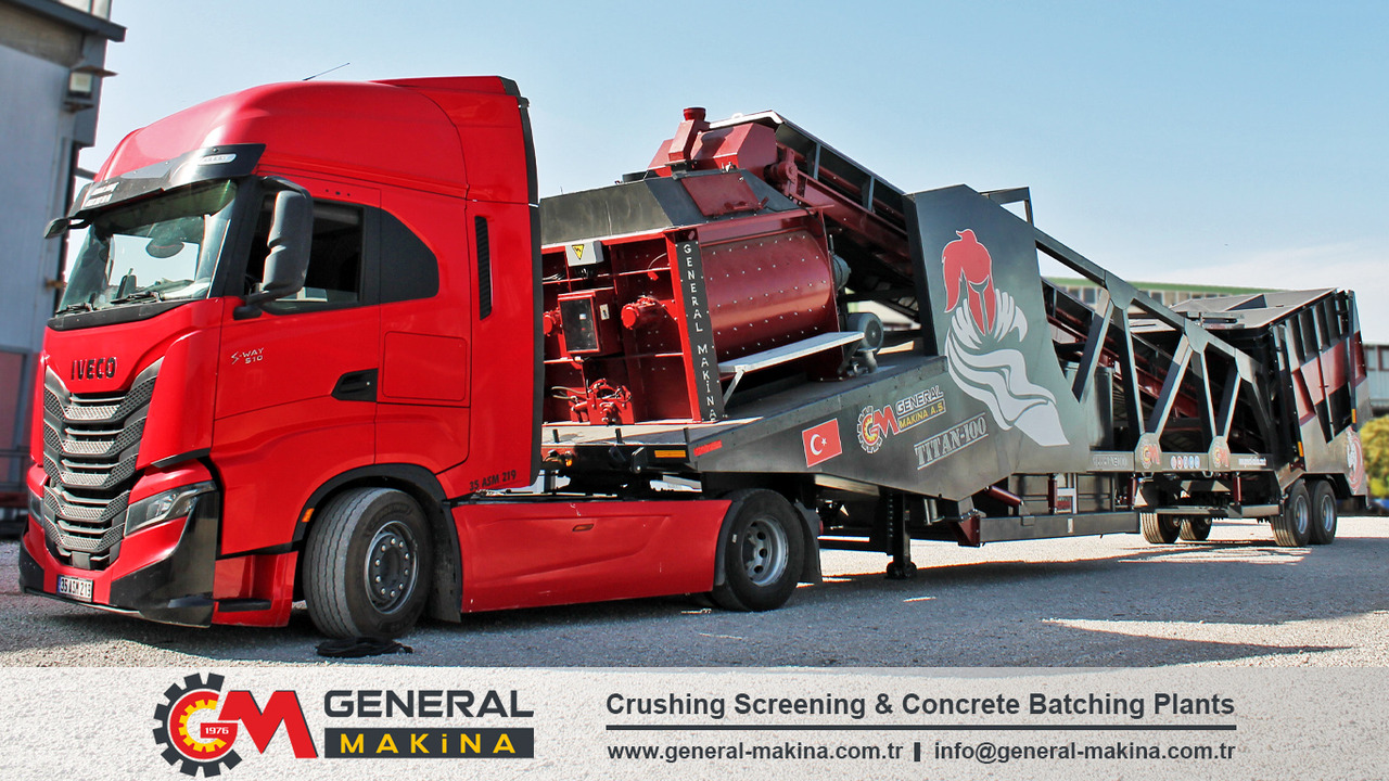 General Makina Titan 100 m3 Mobile Concrete Batching Plant - Betonáreň: obrázok 3 General Makina Titan 100 m3 Mobile Concrete Batching Plant - Betonáreň: obrázok 3
