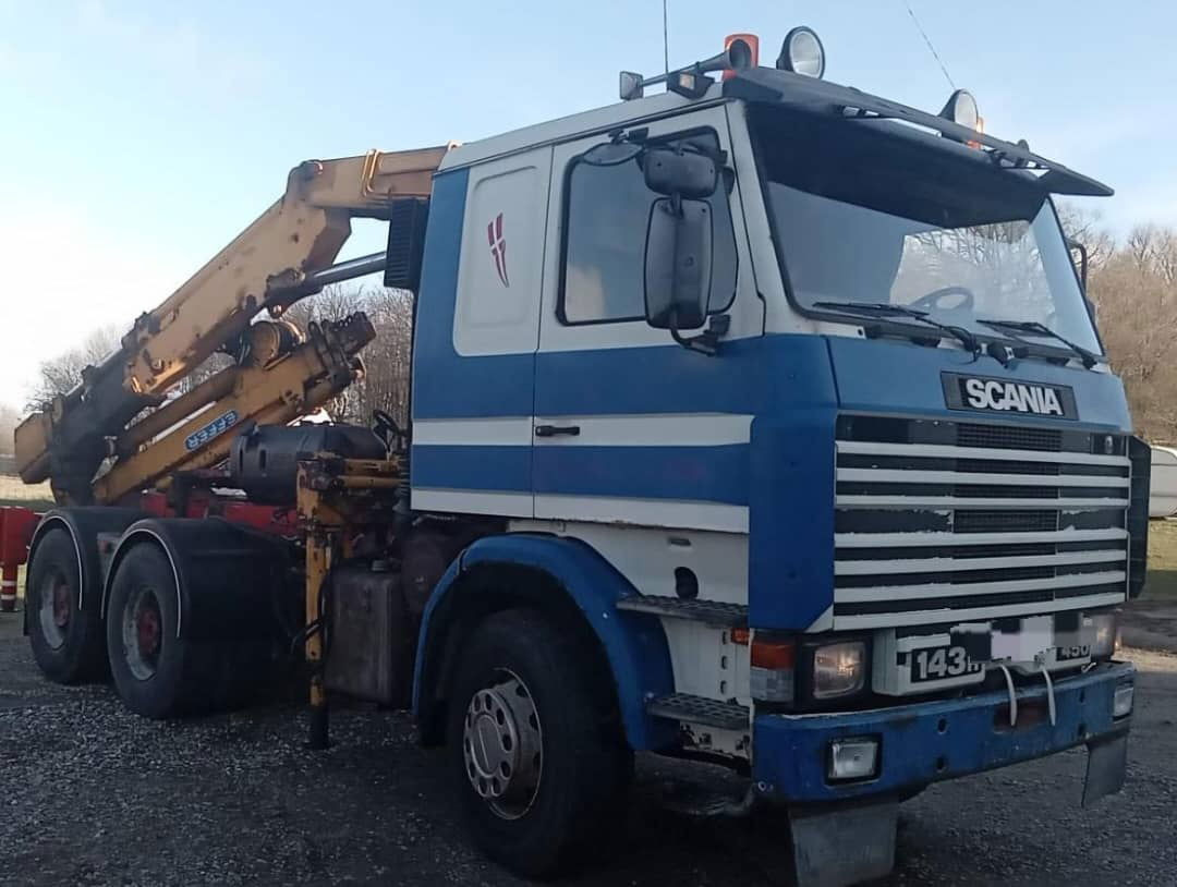 Scania R143-450 V8 Tractor unit with crane - Ťahač: obrázok 3 Scania R143-450 V8 Tractor unit with crane - Ťahač: obrázok 3