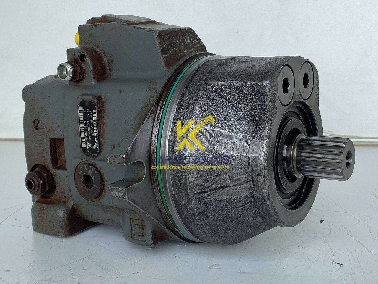 Liebherr Hydraulikeinbaumotor FMV075, ID-Nr.9073978. LOS914, LOS924, R902, R904, R912, R914, R922, R924, R924 COMP, R924 COMPA. #13038# - Hydraulický motor pre Pásové rýpadlo: obrázok 1 Liebherr Hydraulikeinbaumotor FMV075, ID-Nr.9073978. LOS914, LOS924, R902, R904, R912, R914, R922, R924, R924 COMP, R924 COMPA. #13038# - Hydraulický motor pre Pásové rýpadlo: obrázok 1