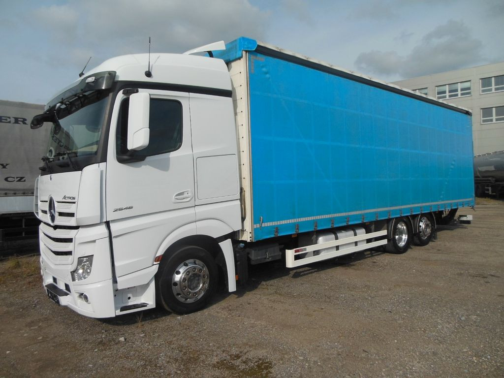 Mercedes-Benz ACTROS 2546, 24 PALETTEN, LBW, ALU FELGEN, TOP!! - Plachtové nákladné vozidlo: obrázok 1 Mercedes-Benz ACTROS 2546, 24 PALETTEN, LBW, ALU FELGEN, TOP!! - Plachtové nákladné vozidlo: obrázok 1