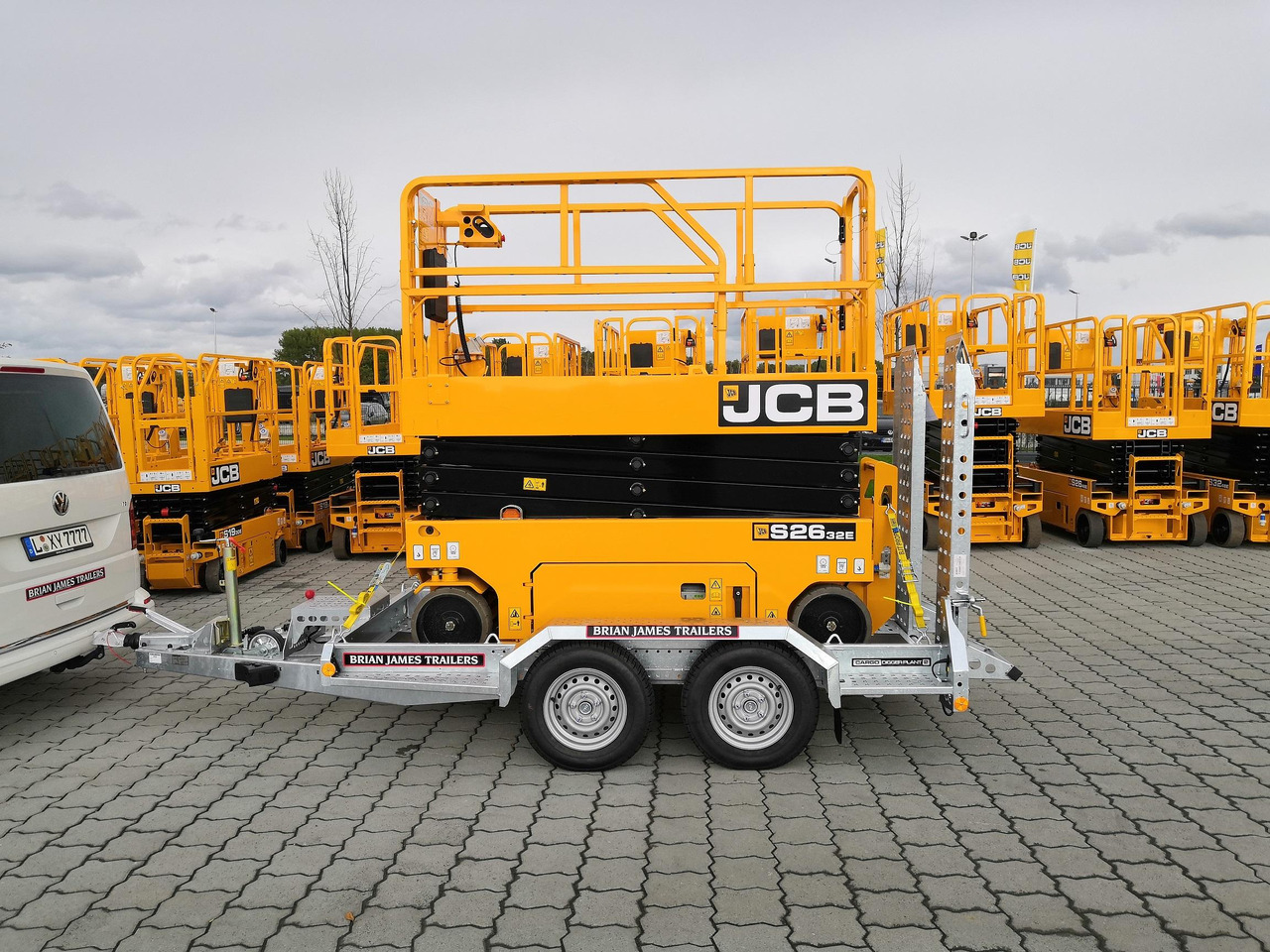 Brian James Digger Plant 543-2813-27 280x130cm Schaufelablage Rampen Reserverad 2700kg Aktion - Prepravník stavebných strojov: obrázok 2 Brian James Digger Plant 543-2813-27 280x130cm Schaufelablage Rampen Reserverad 2700kg Aktion - Prepravník stavebných strojov: obrázok 2