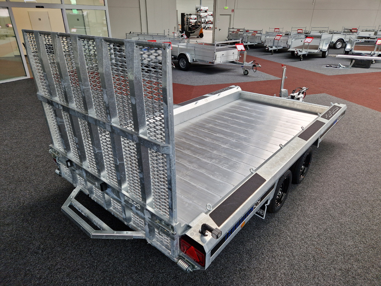 HULCO TERRAX-2 Go Getter Aluboden 394x180x27cm Ladeklamppe 150cm LED 3500kg - Prepravník stavebných strojov: obrázok 4 HULCO TERRAX-2 Go Getter Aluboden 394x180x27cm Ladeklamppe 150cm LED 3500kg - Prepravník stavebných strojov: obrázok 4