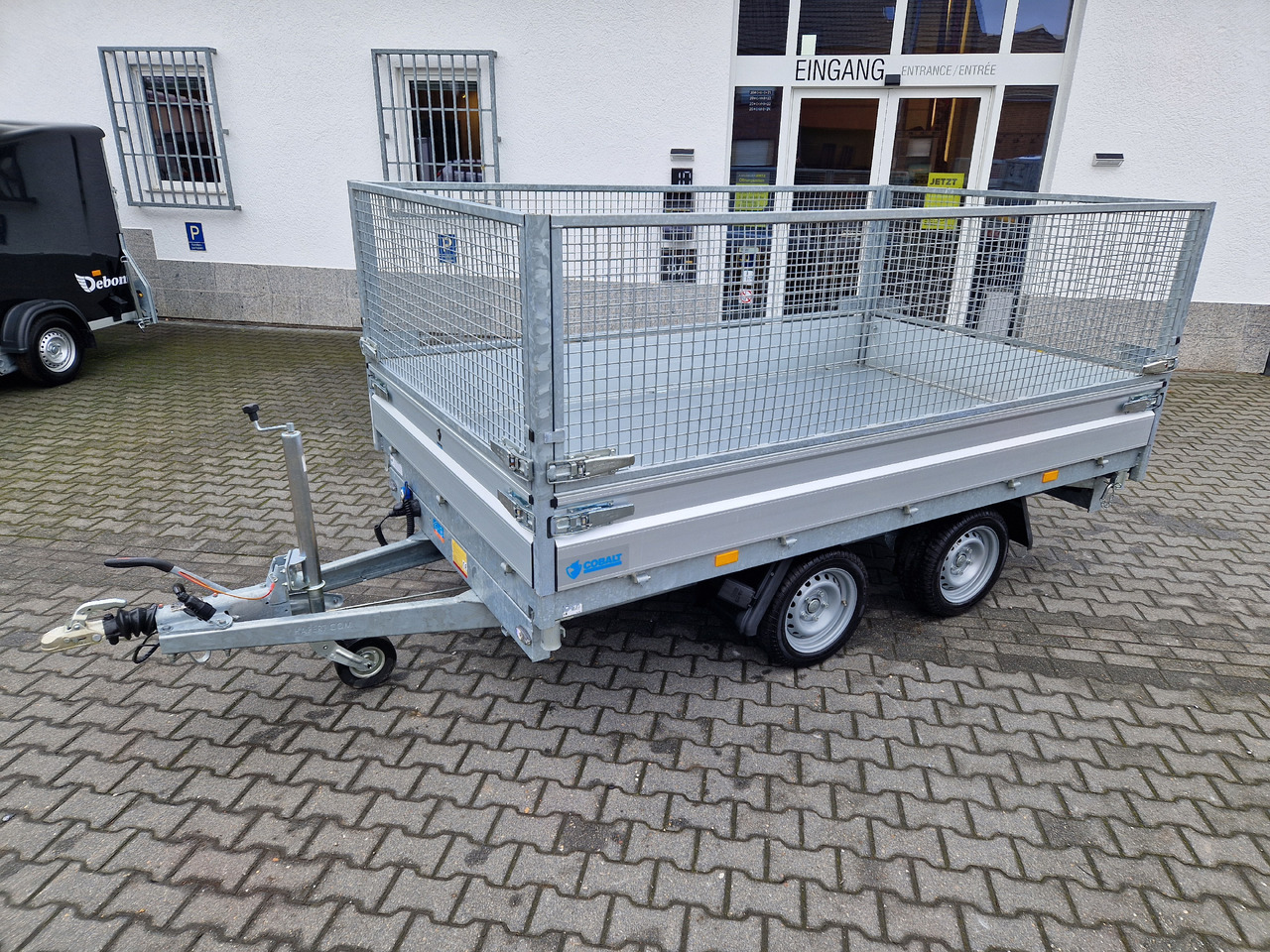 Príves sklápěcí Hapert COBALT HM-2 305x180x30cm Elektro & Laubgitter 2700kg: obrázok 7 Príves sklápěcí Hapert COBALT HM-2 305x180x30cm Elektro & Laubgitter 2700kg: obrázok 7