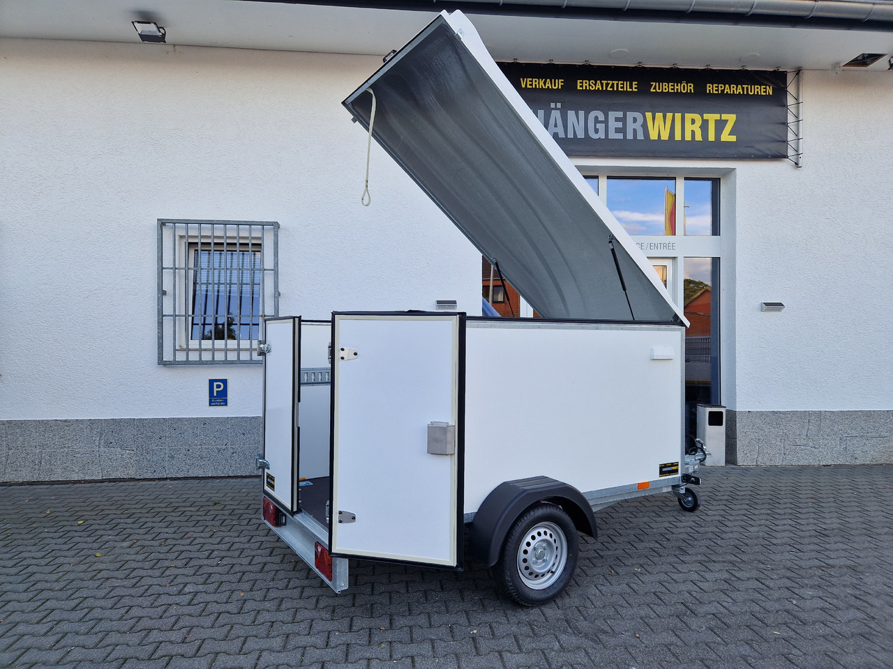 Auto príves Kargo Deckel TFDL 250.00 U 245x130x140cm Hecktüren Stützen (S) 100km/H 750kg: obrázok 12