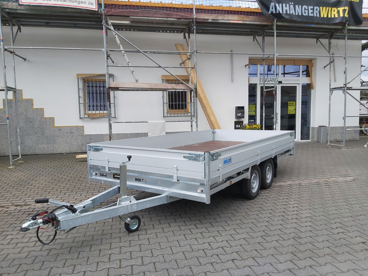 MEDAX - 2 3000 405x203x30cm 12" niedrig Fahrwerk (XL) 3000kg - Plošinový/ Valníkový príves: obrázok 1 MEDAX - 2 3000 405x203x30cm 12" niedrig Fahrwerk (XL) 3000kg - Plošinový/ Valníkový príves: obrázok 1
