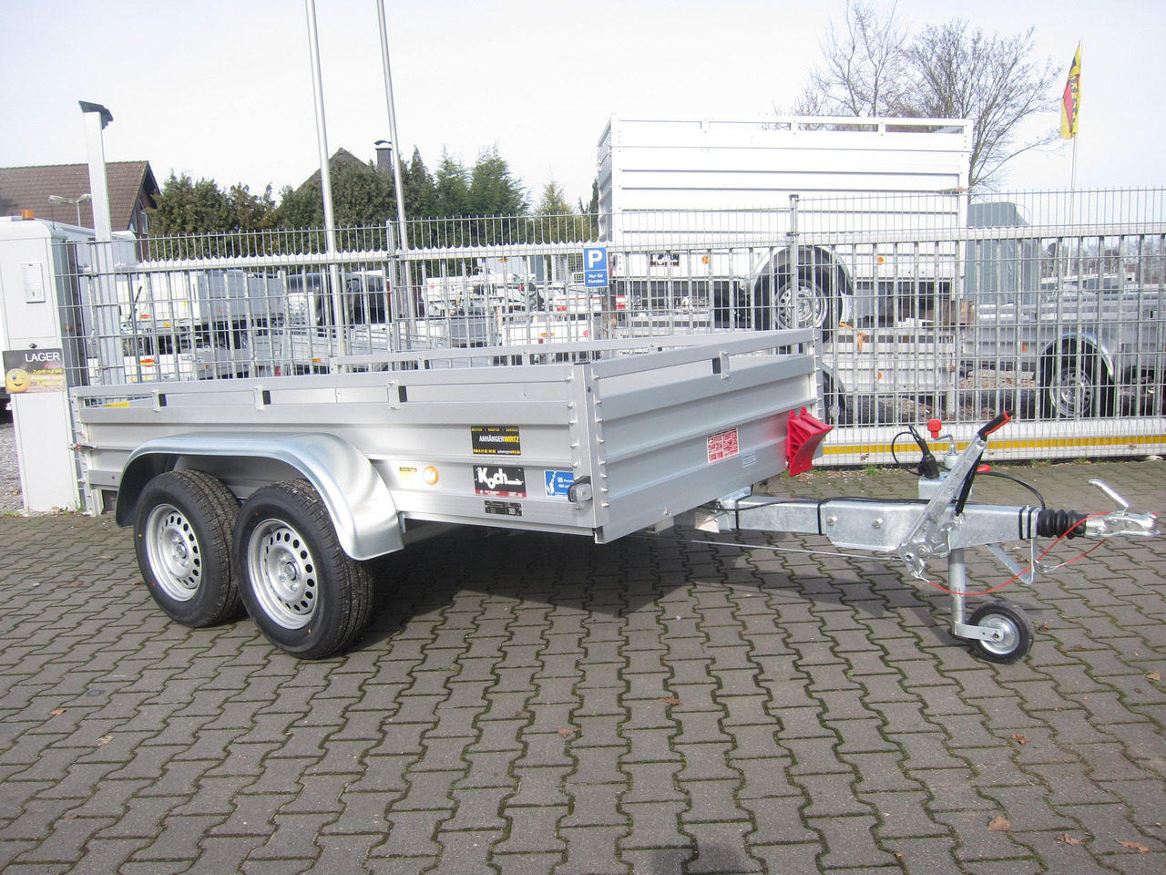 PKW Anhänger Koch Aluline 7.26 300x150x44cm (M) 2600kg Modell 2023 - Auto príves: obrázok 2 PKW Anhänger Koch Aluline 7.26 300x150x44cm (M) 2600kg Modell 2023 - Auto príves: obrázok 2
