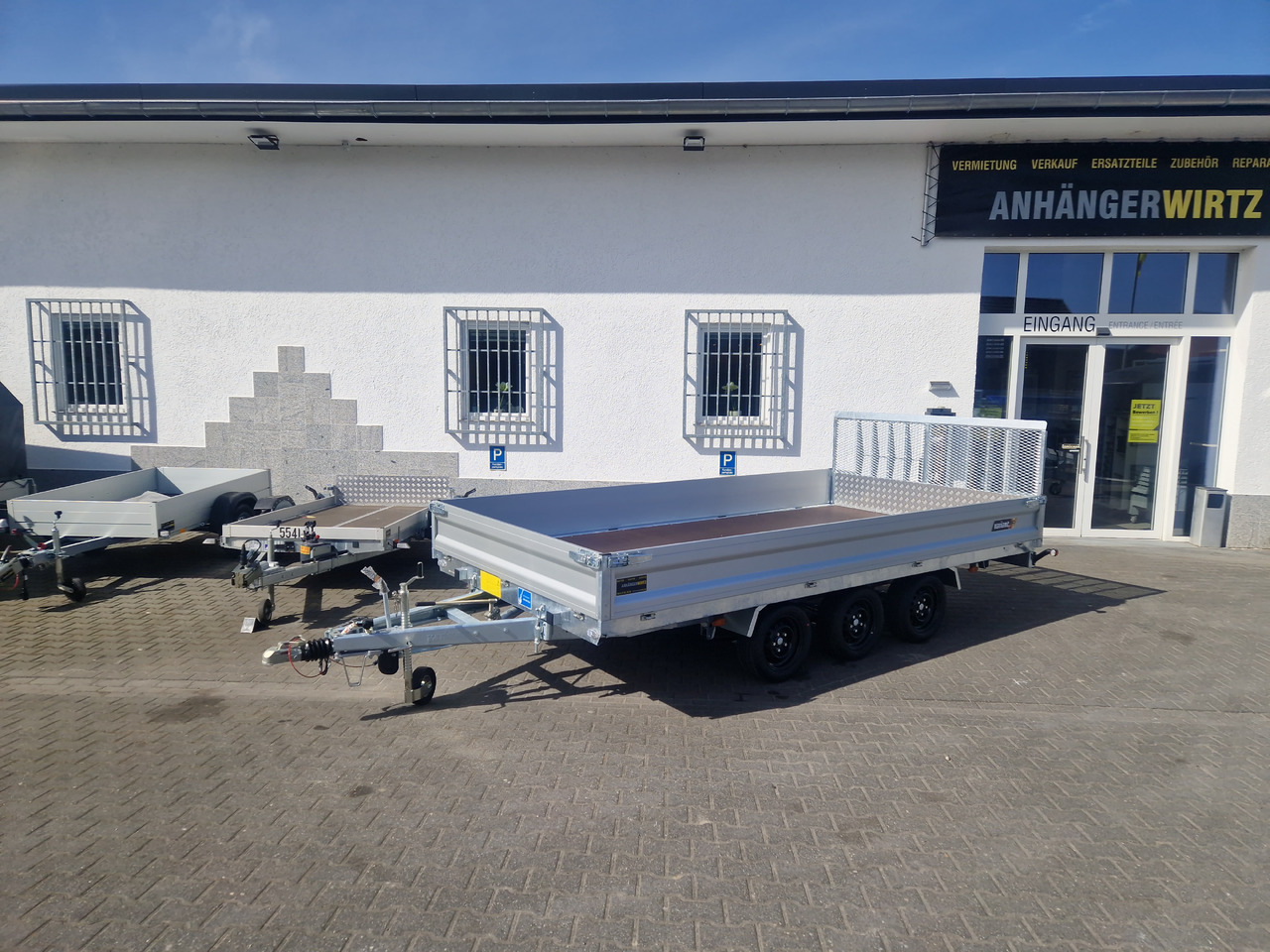 Príves sklápěcí Variant Maschinentransporter 3543 UX Maxi Load LED Tridem Parabelfederung 3500kg: obrázok 10 Príves sklápěcí Variant Maschinentransporter 3543 UX Maxi Load LED Tridem Parabelfederung 3500kg: obrázok 10