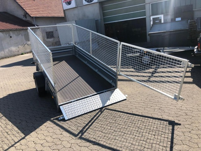 Brenderup 2300S Stahl Laubgitter, 1,3 to. kippbar KV, 3010x1530x400mm - Auto príves: obrázok 1 Brenderup 2300S Stahl Laubgitter, 1,3 to. kippbar KV, 3010x1530x400mm - Auto príves: obrázok 1