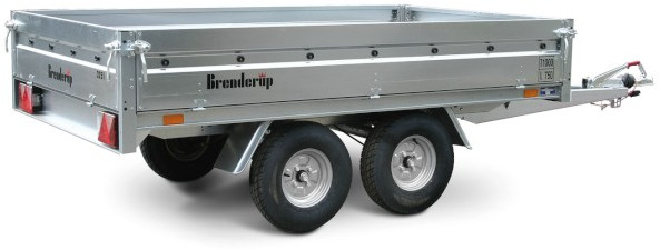 Brenderup 3251STB1300, 1000 kg, Stahl Hochlader, 2500 x 1420 x 350 mm - Auto príves: obrázok 4 Brenderup 3251STB1300, 1000 kg, Stahl Hochlader, 2500 x 1420 x 350 mm - Auto príves: obrázok 4