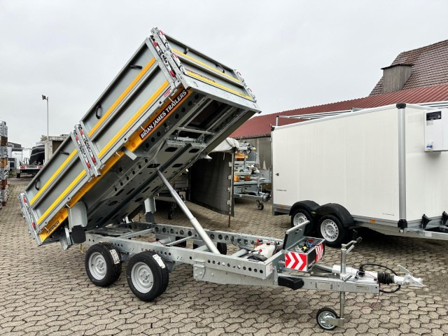 Brian James Cargo Tipper 2, Heckkipper 526-3116-35-2-12, 3100 x 1600 x 300 mm, 3,5 to. - Príves sklápěcí: obrázok 1 Brian James Cargo Tipper 2, Heckkipper 526-3116-35-2-12, 3100 x 1600 x 300 mm, 3,5 to. - Príves sklápěcí: obrázok 1