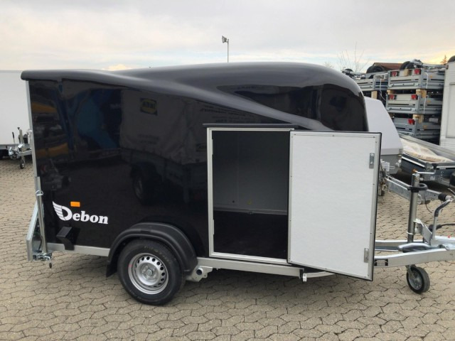 Cheval Liberte Debon Cargo 2 Poly + Türe schwarz 1300 kg, 100 km/h, 300x155x168cm - Príves skriňové: obrázok 3 Cheval Liberte Debon Cargo 2 Poly + Türe schwarz 1300 kg, 100 km/h, 300x155x168cm - Príves skriňové: obrázok 3