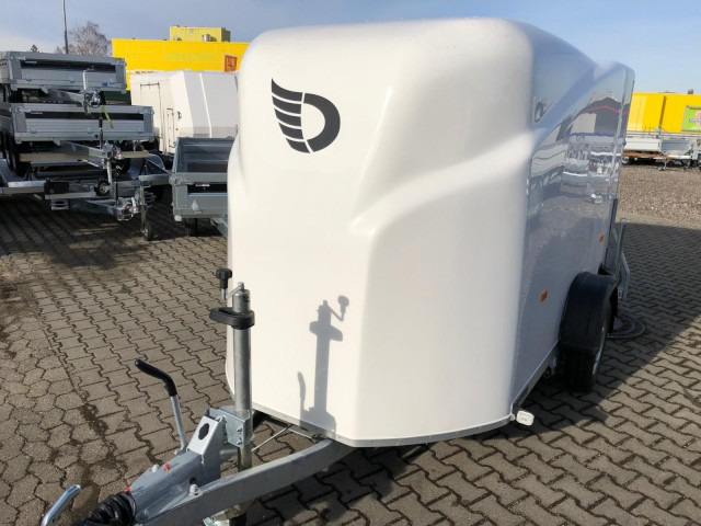 Cheval Liberte Debon Cargo 2 Poly + Türe weiß 1300 kg, 100 km/h, 300x155x168cm - Príves skriňové: obrázok 2 Cheval Liberte Debon Cargo 2 Poly + Türe weiß 1300 kg, 100 km/h, 300x155x168cm - Príves skriňové: obrázok 2