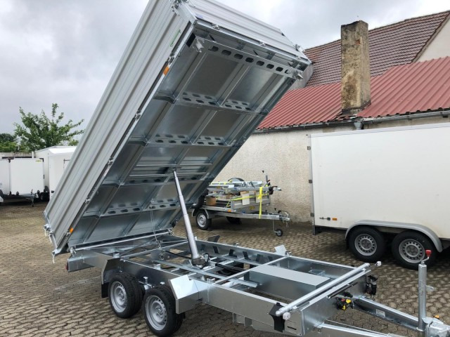 Humbaur 3-Seitenkipper HTK 3500.41 Alu mit BW-Aufsatz, 4100 x 2100 x 350 mm, 3,5 to. - Príves sklápěcí: obrázok 5 Humbaur 3-Seitenkipper HTK 3500.41 Alu mit BW-Aufsatz, 4100 x 2100 x 350 mm, 3,5 to. - Príves sklápěcí: obrázok 5