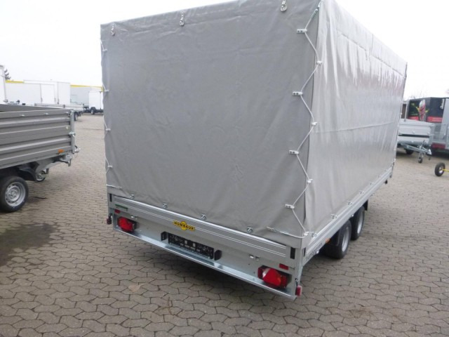 Humbaur HN 254118 Hochlader mit Hochplane 2,5 to. 4100 x 1850 x 350 mm - Auto príves: obrázok 4 Humbaur HN 254118 Hochlader mit Hochplane 2,5 to. 4100 x 1850 x 350 mm - Auto príves: obrázok 4