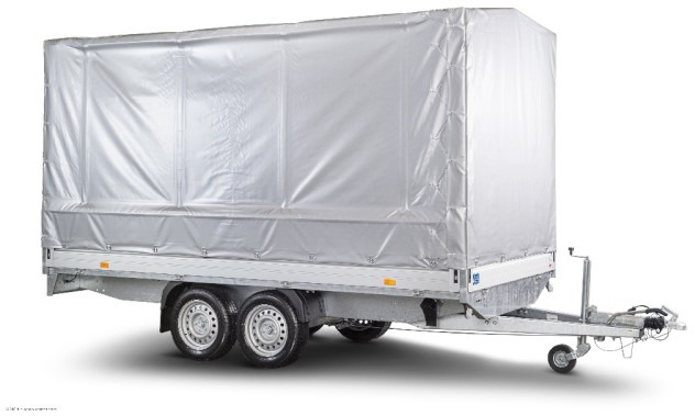 Humbaur HT 254118 Hochlader mit Plane 4100x1850x350mm - Auto príves: obrázok 1 Humbaur HT 254118 Hochlader mit Plane 4100x1850x350mm - Auto príves: obrázok 1