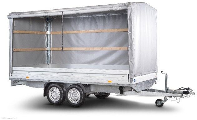 Humbaur HT 254118 Hochlader mit Plane 4100x1850x350mm - Auto príves: obrázok 4 Humbaur HT 254118 Hochlader mit Plane 4100x1850x350mm - Auto príves: obrázok 4