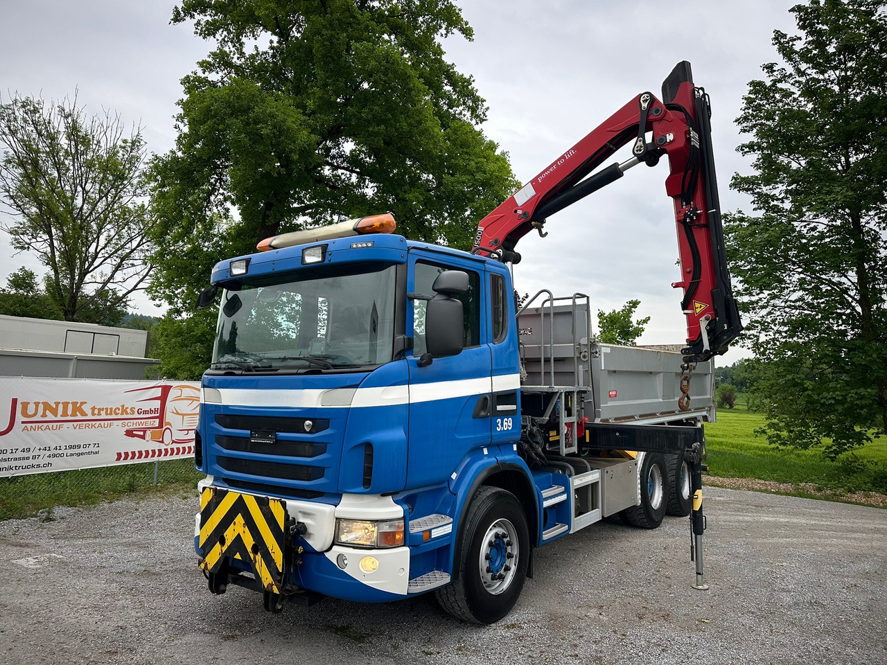 SCANIA G440 6x4 Kran+Kipper ORG-km 57.000 - Sklápač, Auto s hydraulickou rukou: obrázok 1 SCANIA G440 6x4 Kran+Kipper ORG-km 57.000 - Sklápač, Auto s hydraulickou rukou: obrázok 1