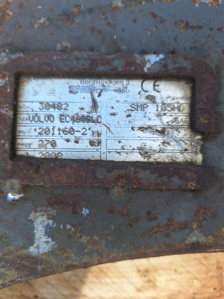 SMP 105HD Volvo EC460 BLC - Rýchloupínacia zariadenia pre Stavebné stroje: obrázok 3 SMP 105HD Volvo EC460 BLC - Rýchloupínacia zariadenia pre Stavebné stroje: obrázok 3