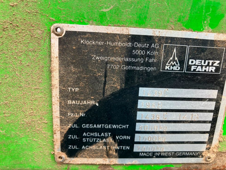 Zberací voz Deutz Fahr Ladewagen FE 6.37 mit Querförderband: obrázok 7