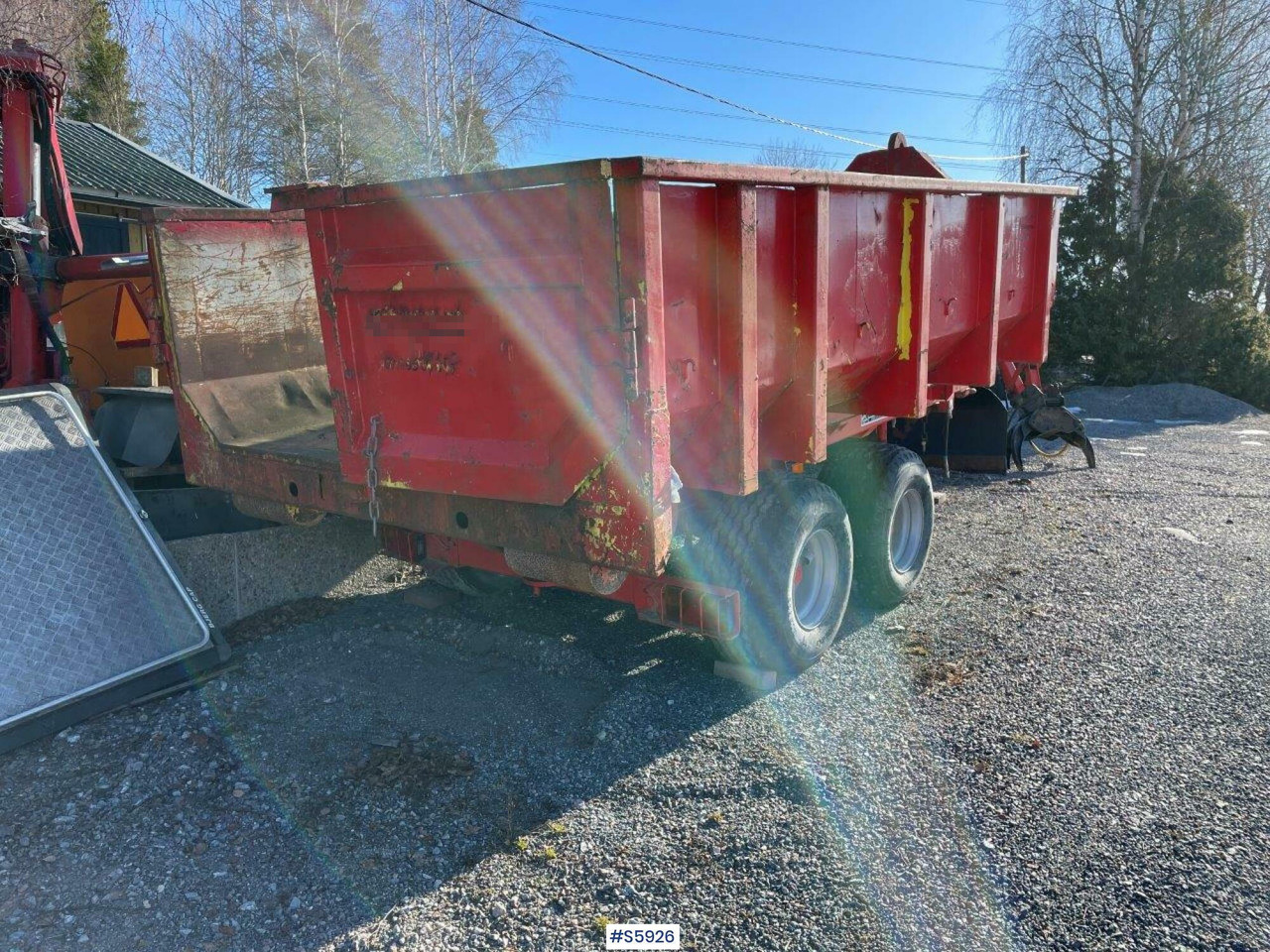 Bigab 7-10 hook truck trailer with flat - Hákový/ Ramenový nosič přívěs: obrázok 5 Bigab 7-10 hook truck trailer with flat - Hákový/ Ramenový nosič přívěs: obrázok 5