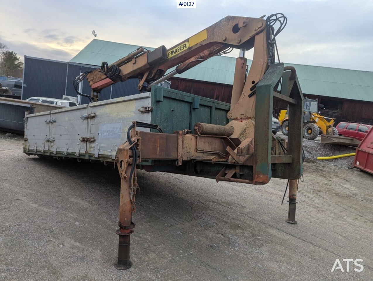 Crane flatbed Palfinger with rotator and bucket - Valníková nadstavba, Auto s hydraulickou rukou: obrázok 2 Crane flatbed Palfinger with rotator and bucket - Valníková nadstavba, Auto s hydraulickou rukou: obrázok 2