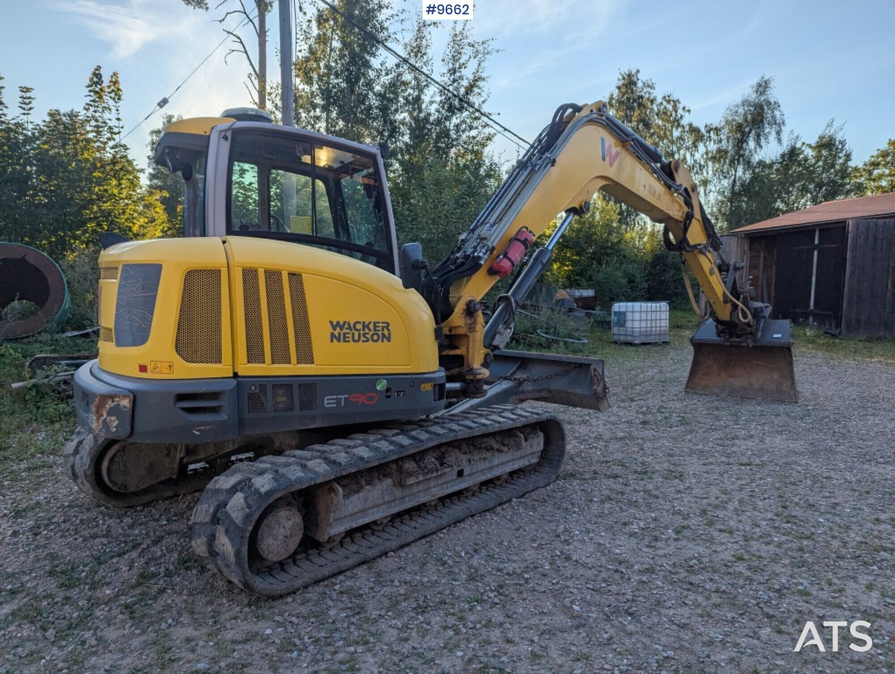 Excavator Wacker Neuson ET90, Tiltrotator, buckets (Video) - Pásové rýpadlo: obrázok 1 Excavator Wacker Neuson ET90, Tiltrotator, buckets (Video) - Pásové rýpadlo: obrázok 1
