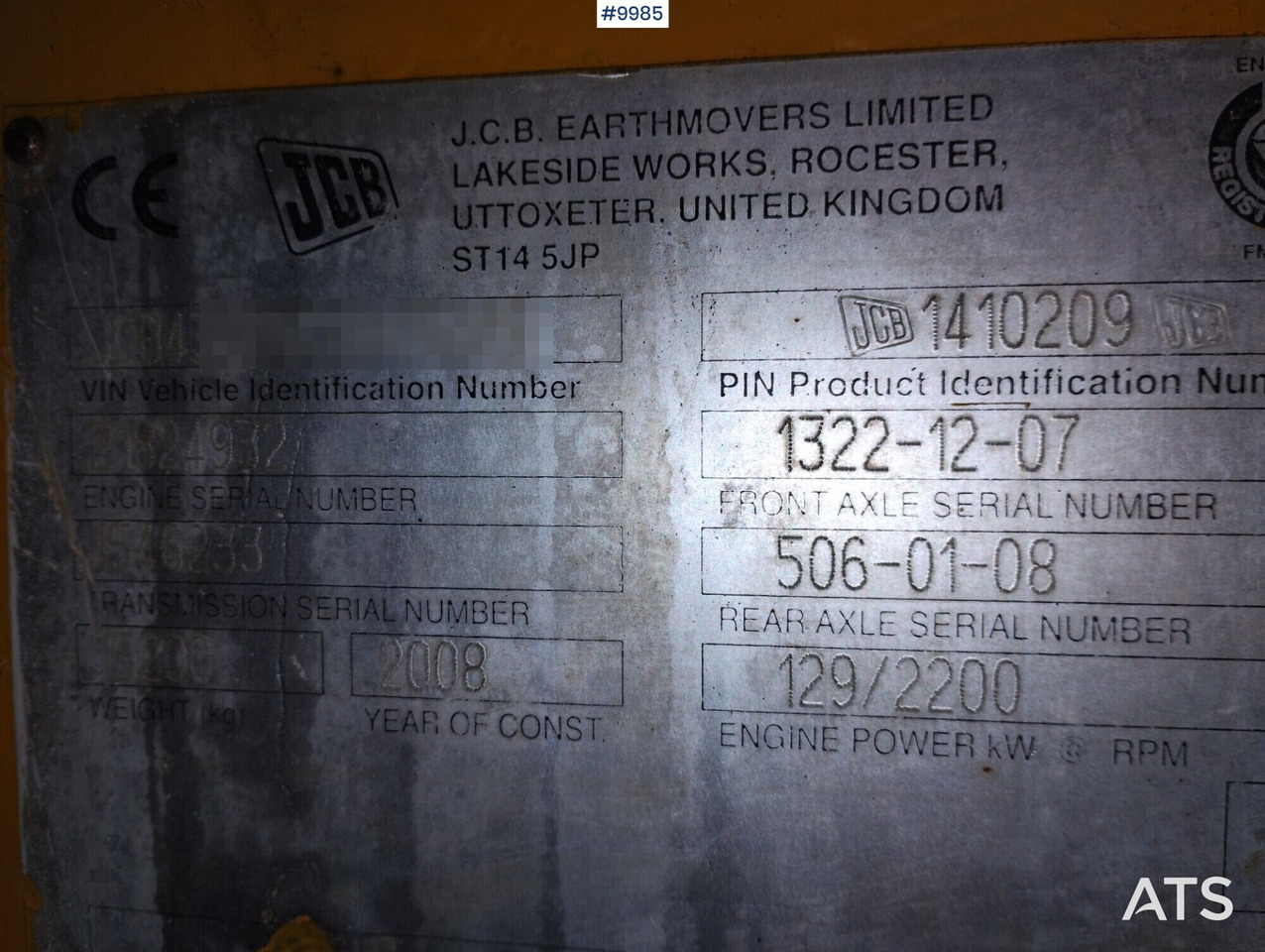 Leasing  Jcb 436HT Wheel loader Jcb 436HT Wheel loader: obrázok 9