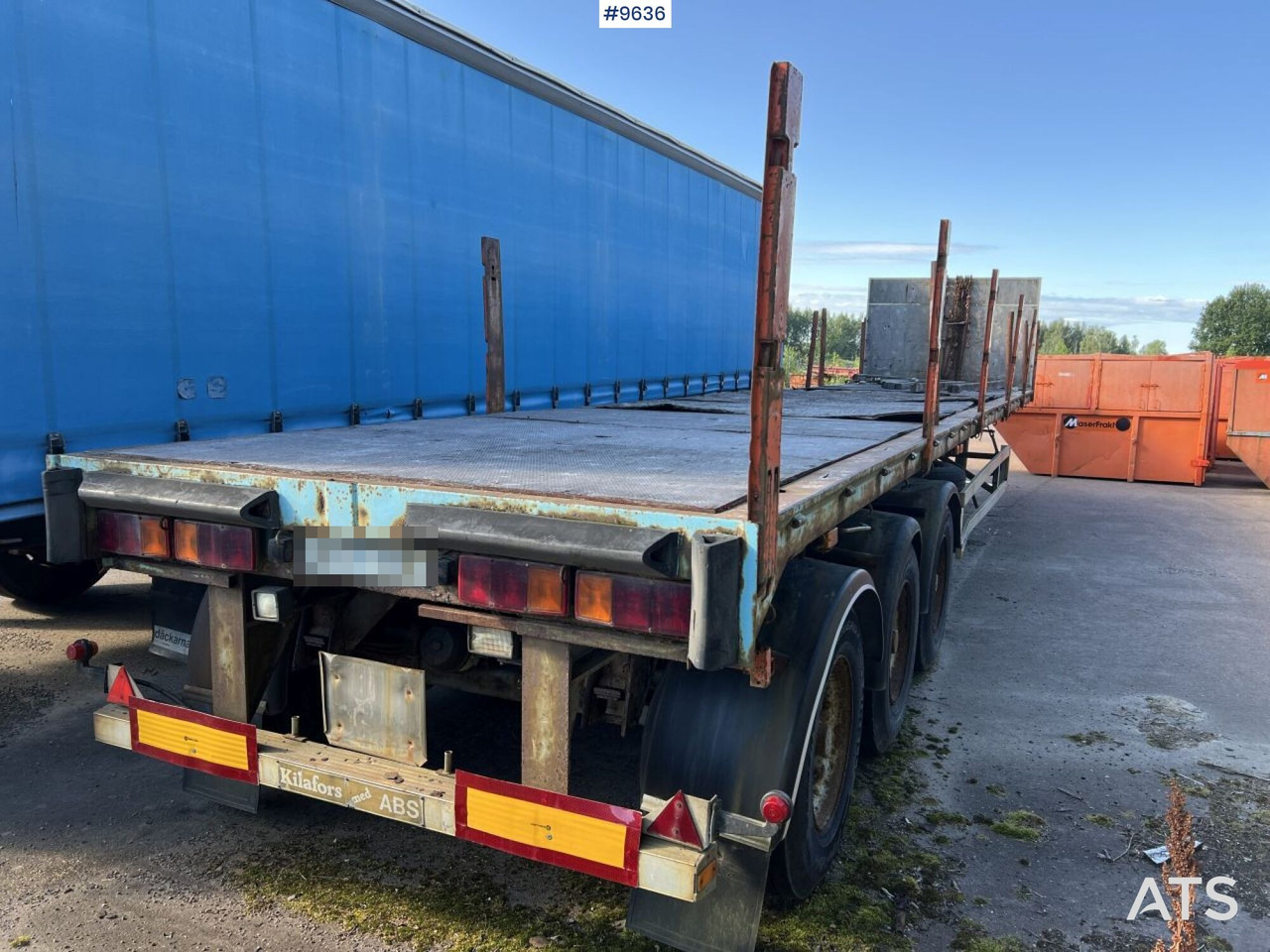 KILAFORS SVTPB3 129 trailer, Rep Objekt - Plošinový/ Valníkový náves: obrázok 2 KILAFORS SVTPB3 129 trailer, Rep Objekt - Plošinový/ Valníkový náves: obrázok 2