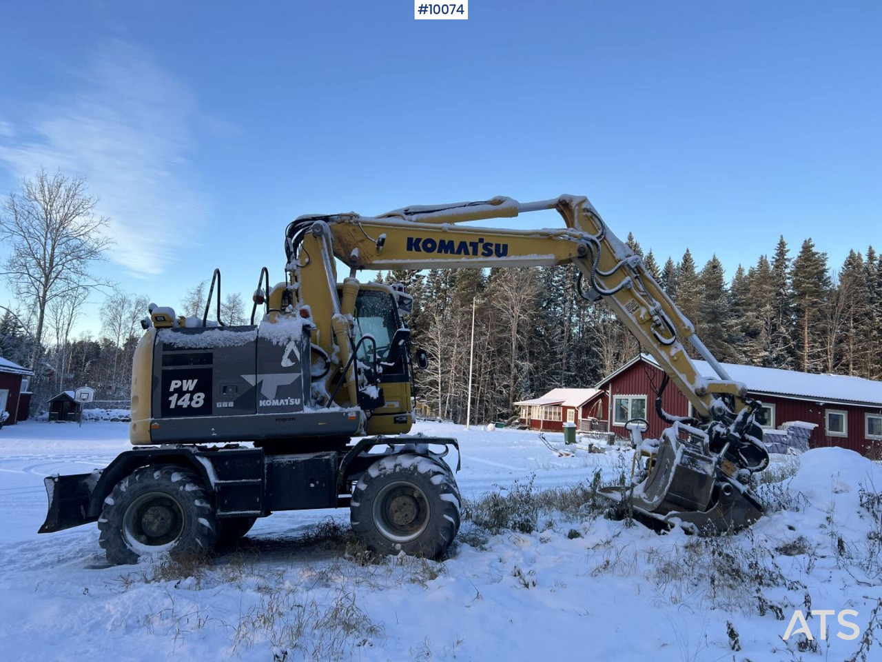 Komatsu PW148 Wheeled excavator with rotor and buckets - Kolesové rýpadlo: obrázok 2 Komatsu PW148 Wheeled excavator with rotor and buckets - Kolesové rýpadlo: obrázok 2