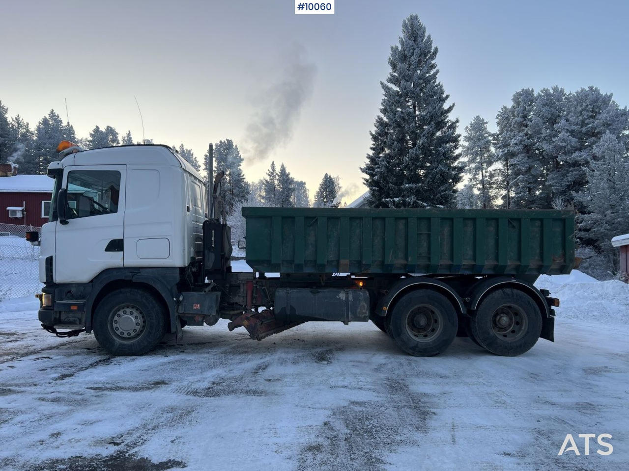 SCANIA R164 Tipper truck with plow equipment (VIDEO) - Sklápač: obrázok 3 SCANIA R164 Tipper truck with plow equipment (VIDEO) - Sklápač: obrázok 3