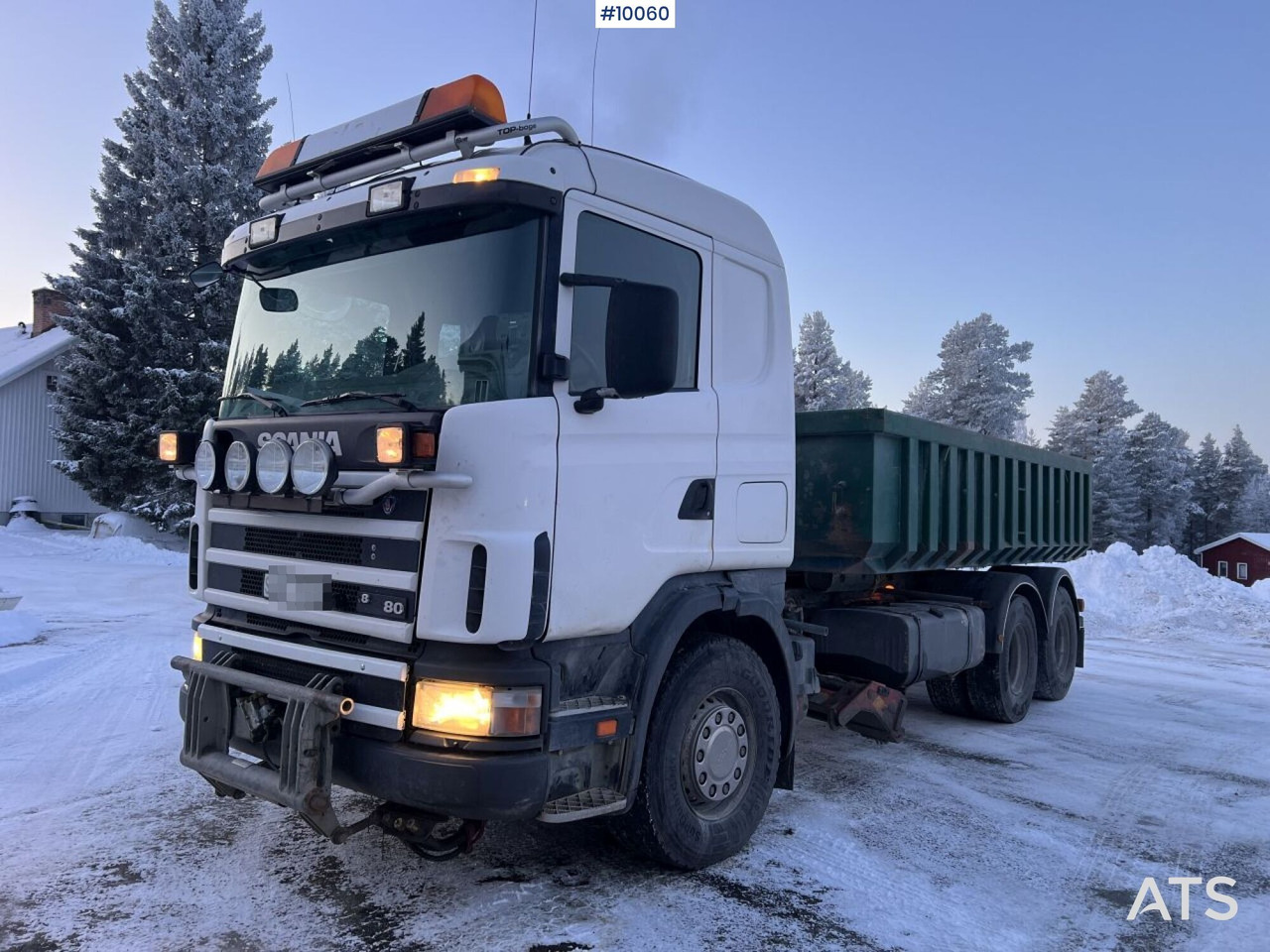 SCANIA R164 Tipper truck with plow equipment (VIDEO) - Sklápač: obrázok 1 SCANIA R164 Tipper truck with plow equipment (VIDEO) - Sklápač: obrázok 1