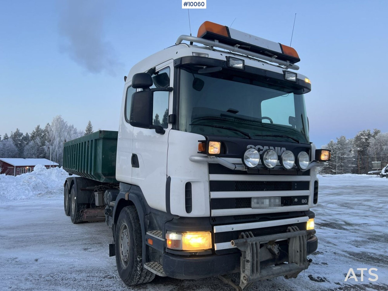 SCANIA R164 Tipper truck with plow equipment (VIDEO) - Sklápač: obrázok 4 SCANIA R164 Tipper truck with plow equipment (VIDEO) - Sklápač: obrázok 4