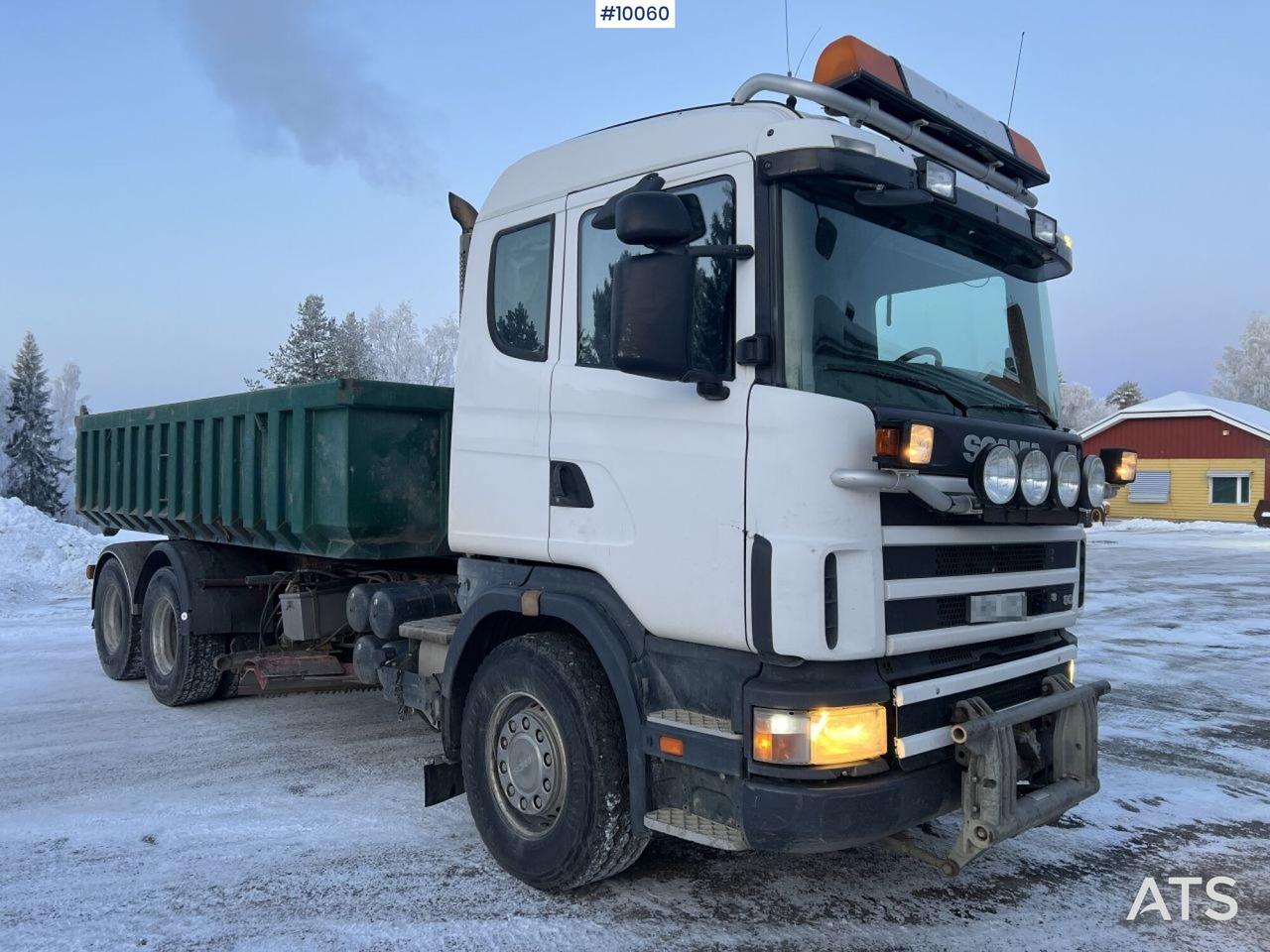 SCANIA R164 Tipper truck with plow equipment (VIDEO) - Sklápač: obrázok 5 SCANIA R164 Tipper truck with plow equipment (VIDEO) - Sklápač: obrázok 5