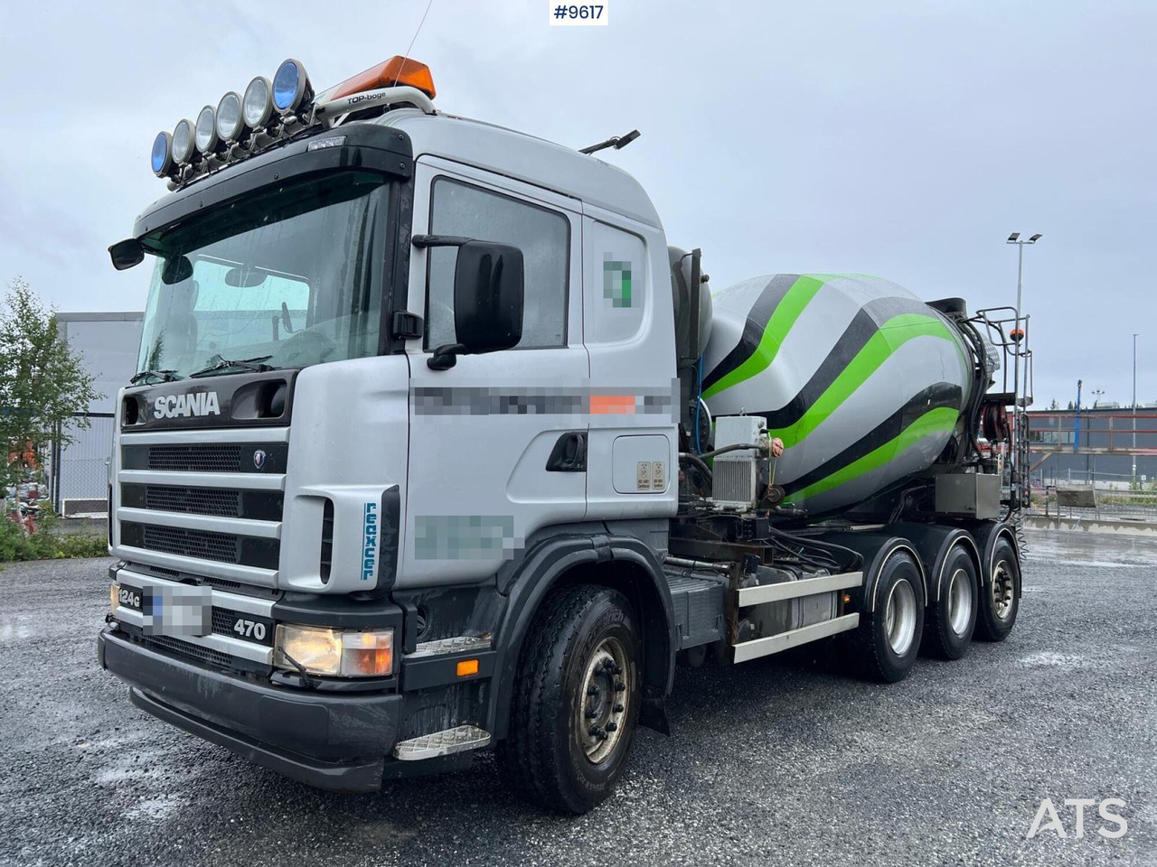Scania R124 tridem with LAXO quick release / Concrete truck - Domiešavač: obrázok 1 Scania R124 tridem with LAXO quick release / Concrete truck - Domiešavač: obrázok 1