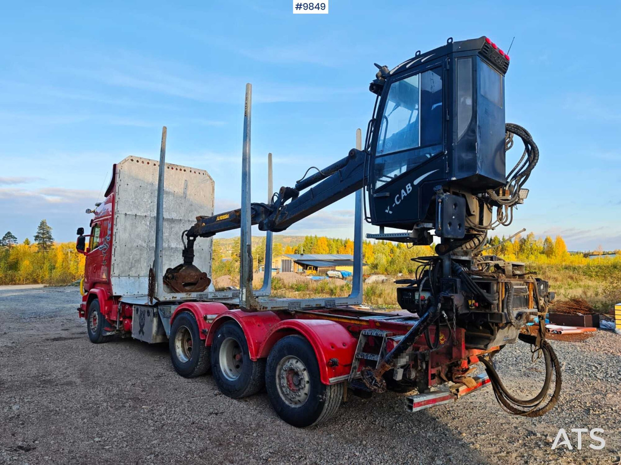 Scania R730 Tridem Timber Truck with Loglift F125S Crane (VIDEO) - Nákladné vozidlo na prepravu dreva, Auto s hydraulickou rukou: obrázok 4 Scania R730 Tridem Timber Truck with Loglift F125S Crane (VIDEO) - Nákladné vozidlo na prepravu dreva, Auto s hydraulickou rukou: obrázok 4