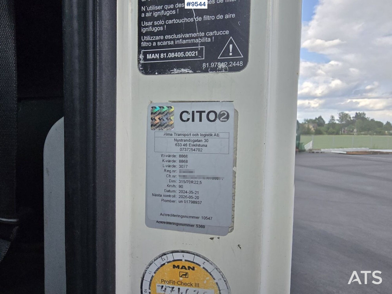 Ťahač Tractor Unit MAN TGX 6x2: obrázok 40 Ťahač Tractor Unit MAN TGX 6x2: obrázok 40