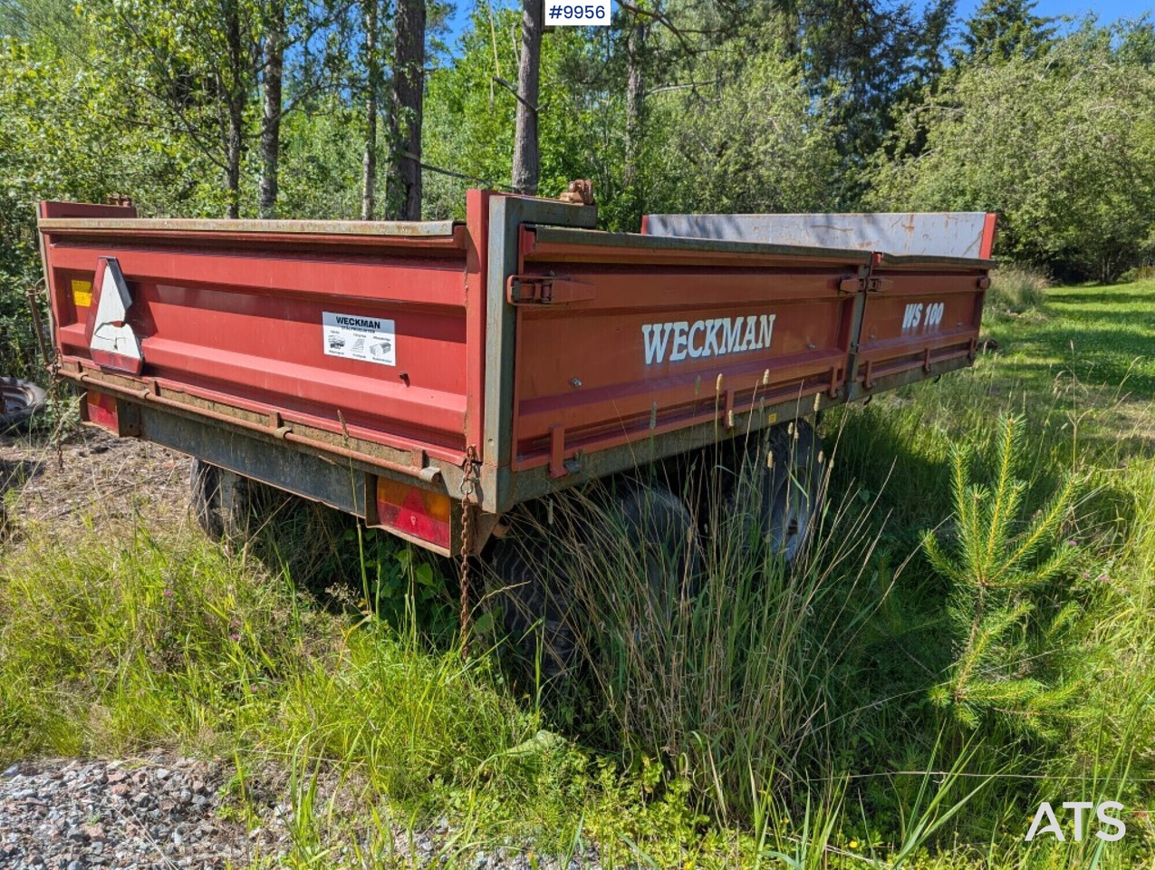 Tipper Weckman WS100 - Príves sklápěcí: obrázok 4 Tipper Weckman WS100 - Príves sklápěcí: obrázok 4
