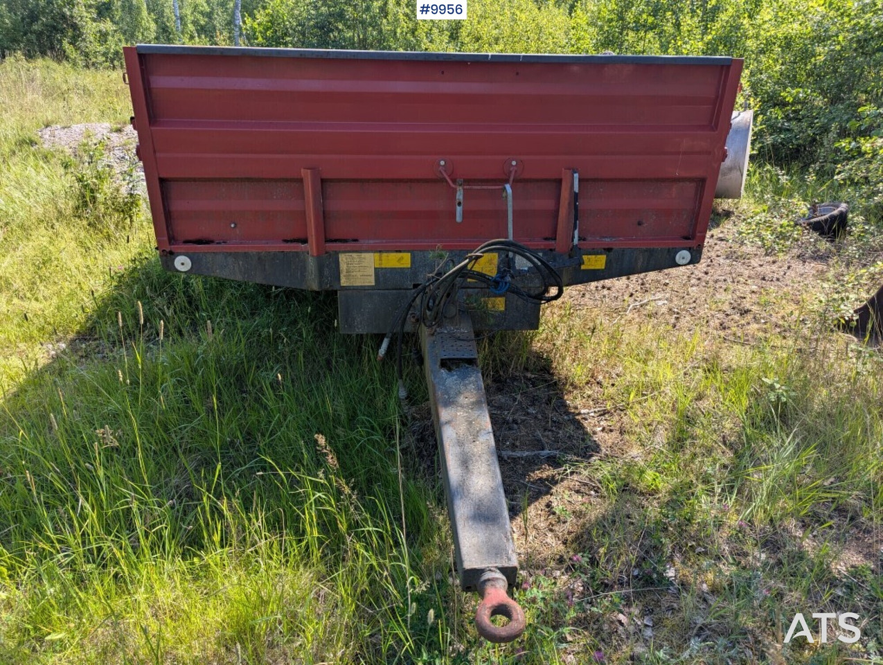 Tipper Weckman WS100 - Príves sklápěcí: obrázok 3 Tipper Weckman WS100 - Príves sklápěcí: obrázok 3