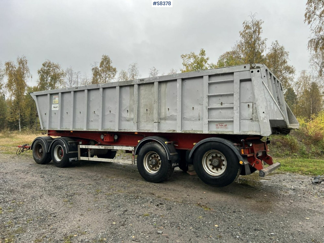 Tipper trailer, Fruehauf TP-87 with dump body Benalu - Príves sklápěcí: obrázok 3 Tipper trailer, Fruehauf TP-87 with dump body Benalu - Príves sklápěcí: obrázok 3