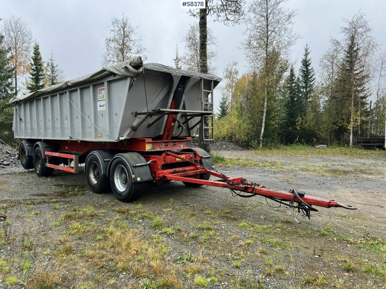 Tipper trailer, Fruehauf TP-87 with dump body Benalu - Príves sklápěcí: obrázok 1 Tipper trailer, Fruehauf TP-87 with dump body Benalu - Príves sklápěcí: obrázok 1