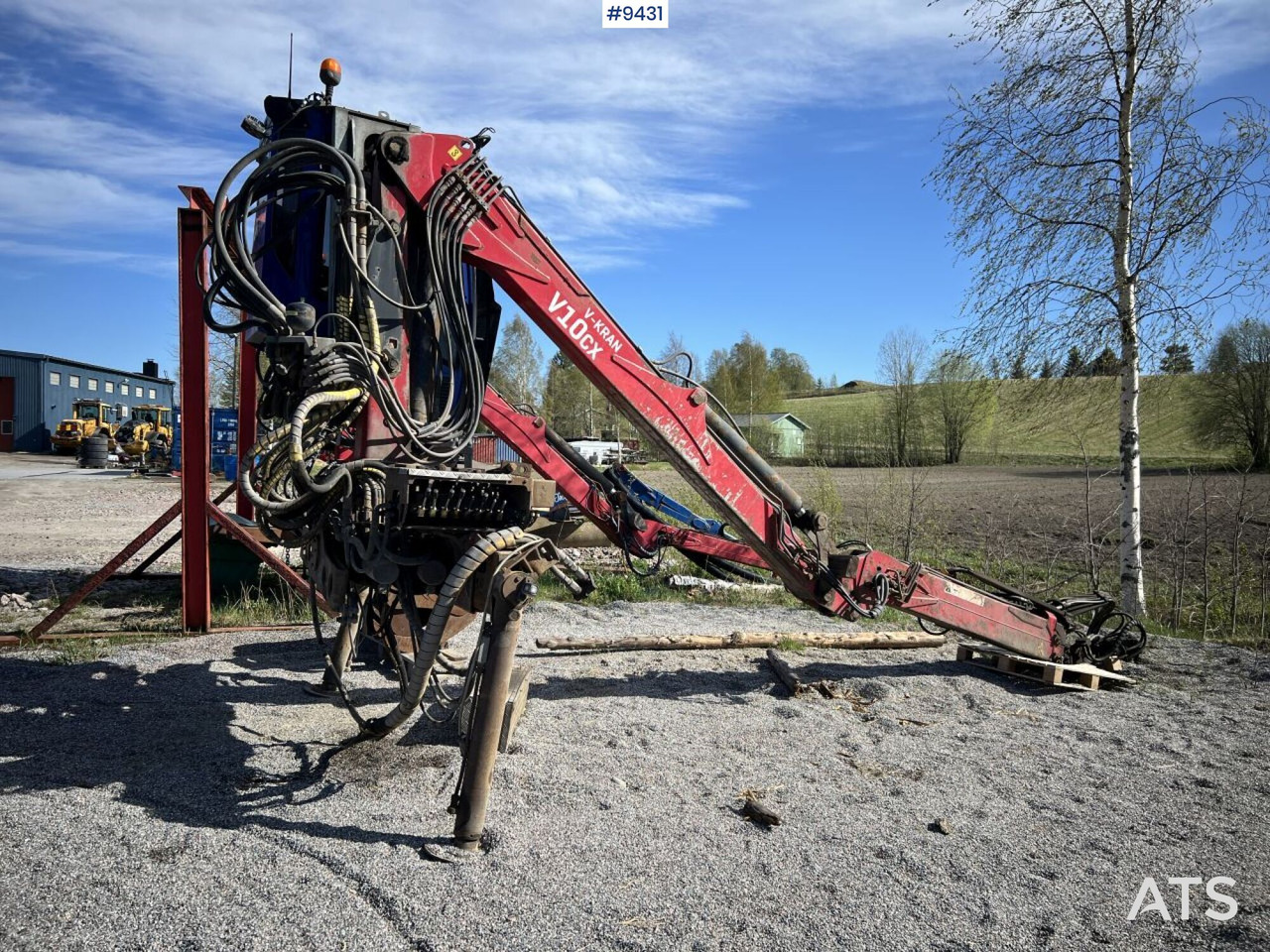 V-kran V10CX,96 - Timber crane, logging crane - Hydraulická ruka pre Nákladné auto: obrázok 2 V-kran V10CX,96 - Timber crane, logging crane - Hydraulická ruka pre Nákladné auto: obrázok 2