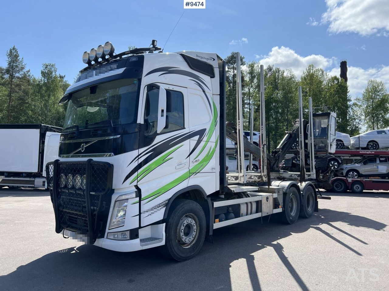 Volvo FH13 Logging truck with Loglift 105S crane - Nákladné vozidlo na prepravu dreva, Auto s hydraulickou rukou: obrázok 2 Volvo FH13 Logging truck with Loglift 105S crane - Nákladné vozidlo na prepravu dreva, Auto s hydraulickou rukou: obrázok 2