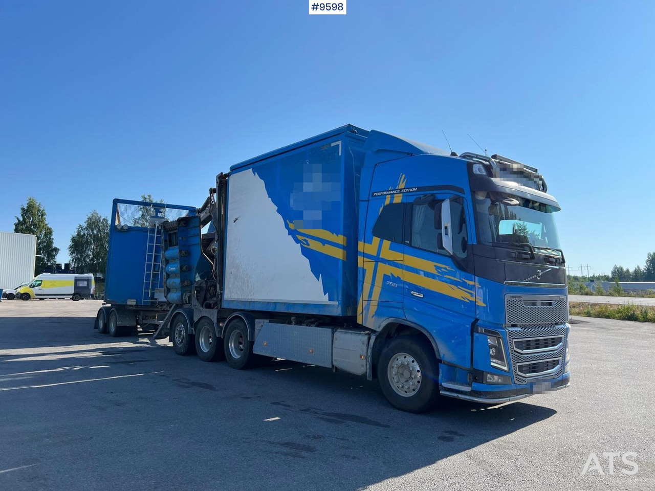 Volvo FH16 8*4 Bruks wood chipper - Sklápač, Auto s hydraulickou rukou: obrázok 2 Volvo FH16 8*4 Bruks wood chipper - Sklápač, Auto s hydraulickou rukou: obrázok 2