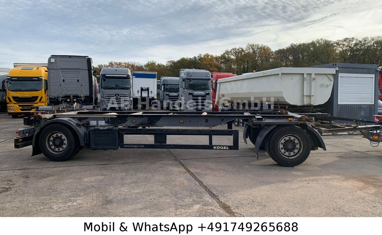 Kögel AW 18 BDF Drehschemel *Scheibenbremsen/Vollluft - Príves preprava kontajnerov/ Výmenná nadstavba: obrázok 2 Kögel AW 18 BDF Drehschemel *Scheibenbremsen/Vollluft - Príves preprava kontajnerov/ Výmenná nadstavba: obrázok 2