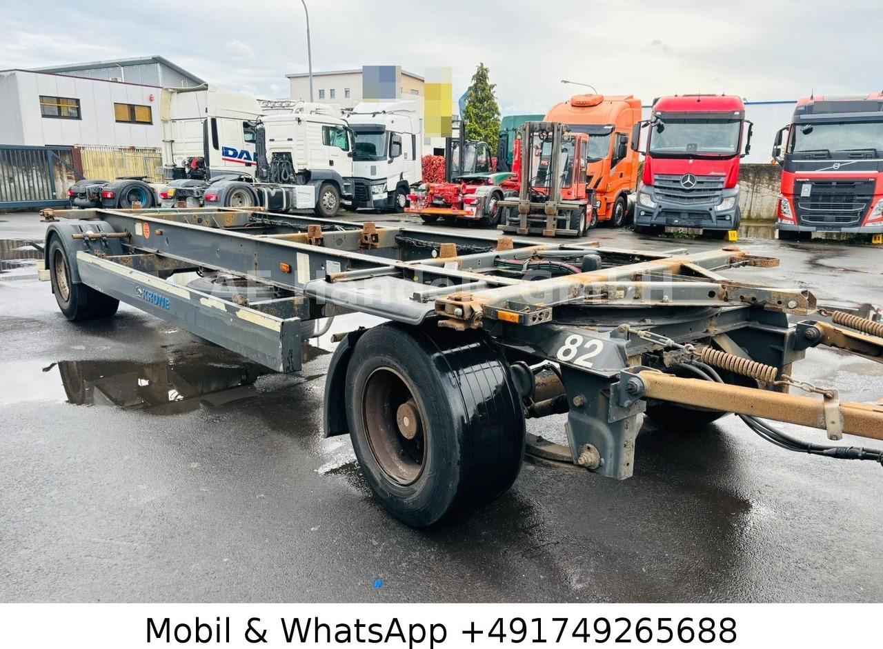 Krone AZ BDF Drehschemel *Scheibenbremsen/VollLuft - Príves preprava kontajnerov/ Výmenná nadstavba: obrázok 1 Krone AZ BDF Drehschemel *Scheibenbremsen/VollLuft - Príves preprava kontajnerov/ Výmenná nadstavba: obrázok 1