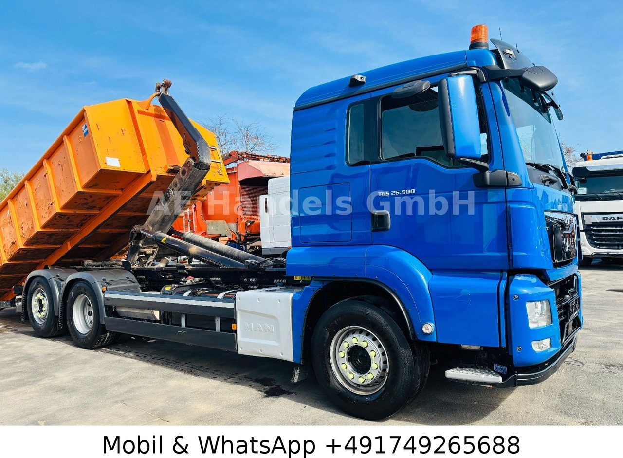 Hákový nosič kontajnerov, Auto s hydraulickou rukou MAN TGS 26.500 L BL 6x2 *Retarder/Lenk+Lift/MEILLER: obrázok 6 Hákový nosič kontajnerov, Auto s hydraulickou rukou MAN TGS 26.500 L BL 6x2 *Retarder/Lenk+Lift/MEILLER: obrázok 6